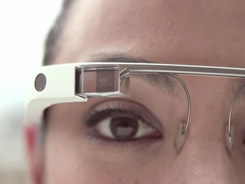 Google Glass. Screen grab
