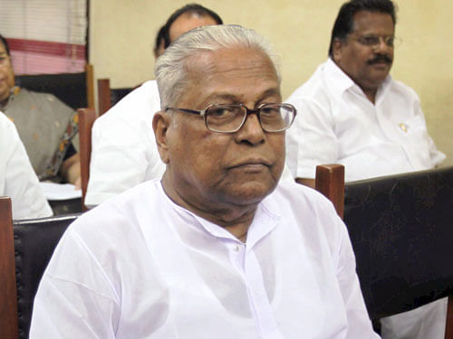 Kerala's Leader of the Opposition and CPM veteran V S Achuthanandan. PTI File photo