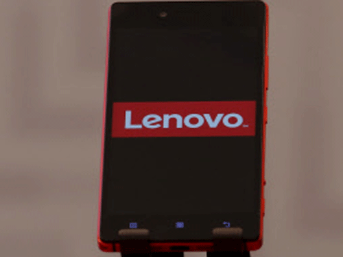 Lenovo smartphones. Reuters file photo