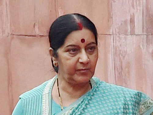 Indian External Affairs Minister Sushma Swaraj. PTI File Photo
