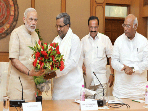 The demand came against the backdrop of Karnataka Chief Minister Siddaramaiah, who recently led an all-party team to the PM seeking the Centre's co-operation for executing the controversial project over the Cauvery River. PTI file photo