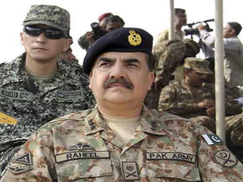 General Raheel Sharif's comments came as he visited Rangers headquarters where he was briefed about the latest situation on the Line of Control (LoC). Reuters file photo