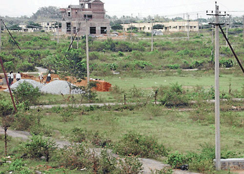 The ordinance also made significant changes in the Land Acquisition Act including removal of consent clause for acquiring land for five areas -- industrial corridors, PPP projects, rural infrastructure, affordable housing and defence. DH file photo. For representation purpose