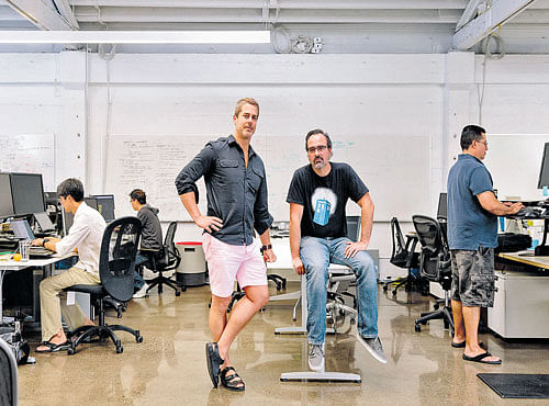 A file photo of a startup in Palo Alto, California. Driven companies find ways to overcome economic turbulence. INYT
