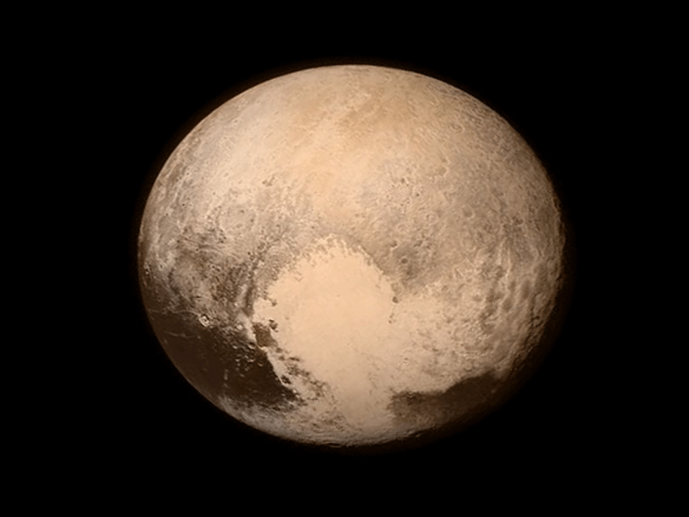 Pluto. Picture courtesy NASA