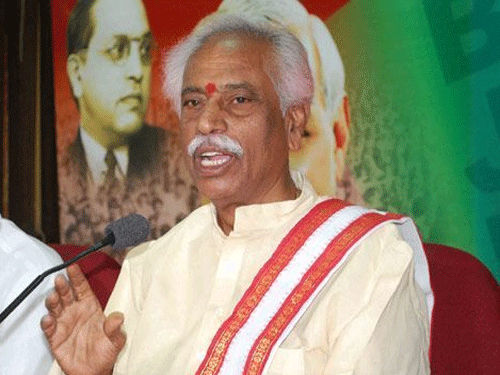 Minister of State for Labour and Employment Bandaru Dattatreya. PTI file photo