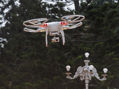 Arial Drone cameras deployed for surveillance , dh file photo