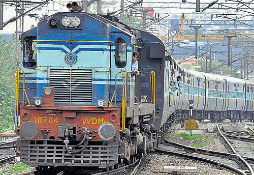 Once these two lines, which handle heavy rail traffic, are doubled, the load on the Bengaluru City station can be managed better and more trains accommodated, SWR officials said.  DH file photo