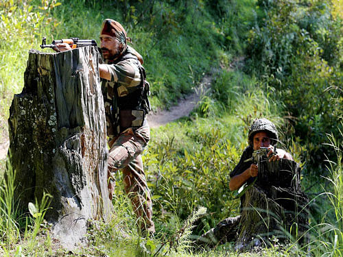 Pakistan today resorted to unprovoked firing on the forward Indian positions in Nowgam sector of north Kashmir's Kupwara district, injuring two BSF jawans, an army official said. PTI file photo for representation