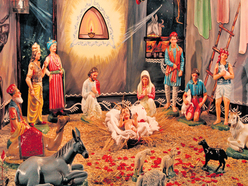 The Indian crib set, created by Kolkata-based organisation Church art, finds a place for display at the International Nativity Museum in Bethlehem. It is the only of its kind from India.