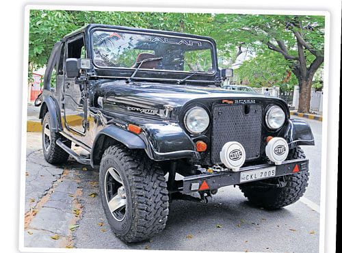 TREASURED The 1986 MM540 Jeep. DH PHOTOS