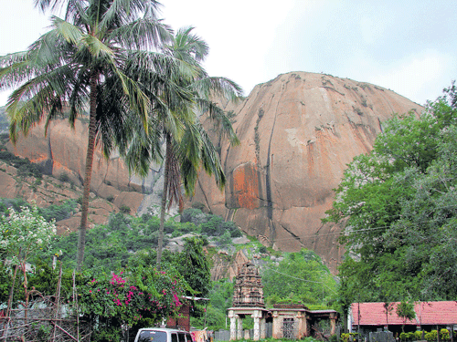 Aviewof the Savandurga Hills. PHOTO BY AUTHOR