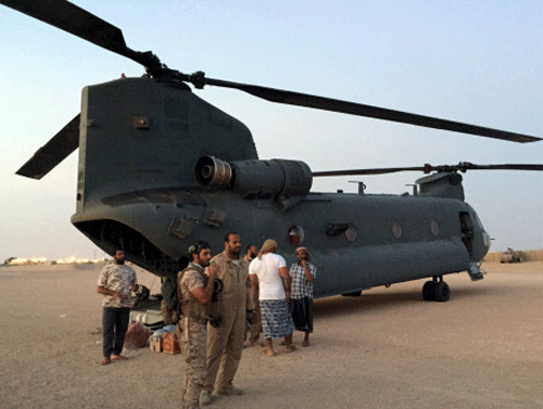 Chinook helicopter. Reuters file photo