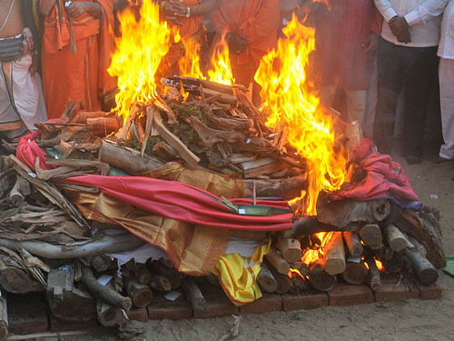 Cremation. DH photo for representation only