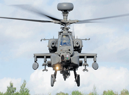 An Apache attack helicopter