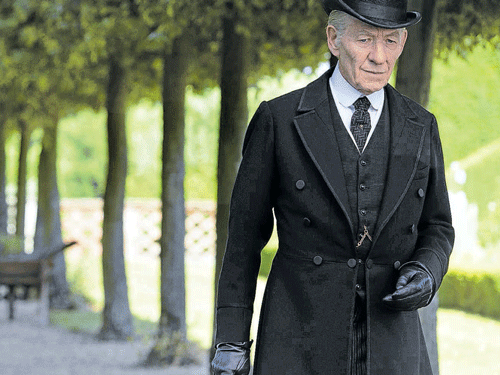 the game is afoot Ian McKellen as Sherlock Holmes in the latest film, 'Mr Holmes'.