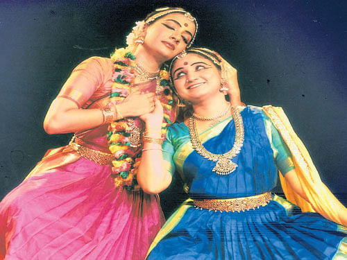 Dancers Gagana Badrinath and Suchitra Diwakar