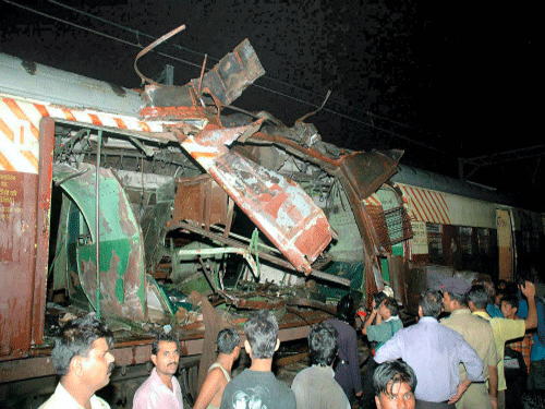 Mumbai serial train blast. PTI file photo