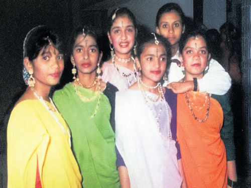 (From left) Shilpa Palani, Nisha, Anu Prabhakar (second row), Deepa KM, Smitha Rao and Maggie Bernadette Gomes.