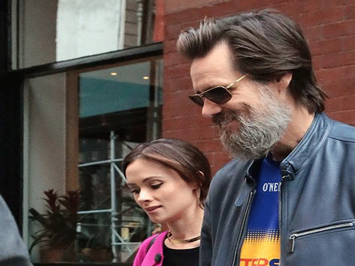 Jim Carrey's on-and-off girlfriend Cathriona Whit. Image Courtesy Twitter