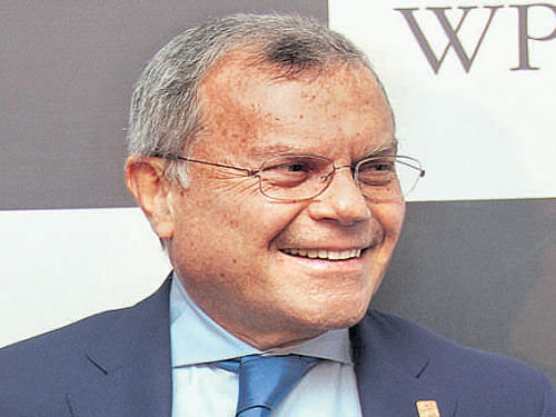 'Our business is doing well across the board, and we will grow our revenues by 10 per cent this year,' Sorrell said.