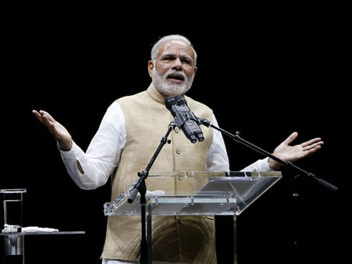 Modi said the divisive ways and means of doing politics for 'politicals interests' should end. Reuters File Photo.