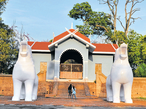 Royal past Kangla Fort in Imphal offers a glimpse of history.