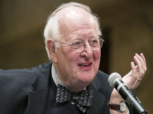 British-born economist Angus Deaton of Princeton University answers questions in a news conference after winning the 2015 economics Nobel Prize on the Princeton University campus in Princeton. Reuters Photo