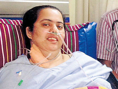 Doctors who initially examined Shahina Begumopined that she had very short time left to live. DH PHOTO