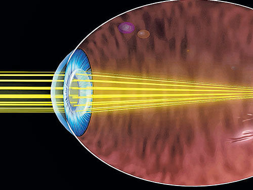 Why do we see colour with our eyes closed