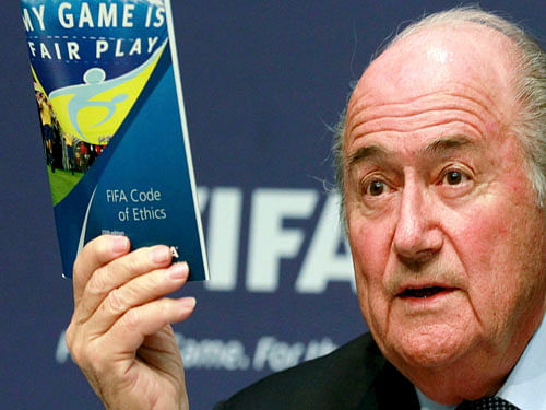 The deal for the payment was made during a private meeting between FIFA President Blatter and World Cup organising committee chief Beckenbauer in January 2002 -- two years after Germany secured the hosting rights by one vote, Niersbach said. Reuters file photo