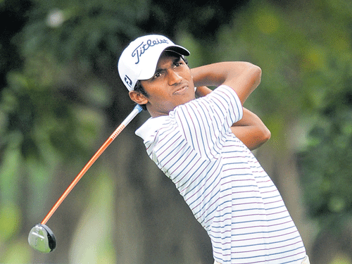 in control: S Chikkarangappa will be hoping to defend the TAKE Solutions India Masters at Eagleton this week. dh file photo