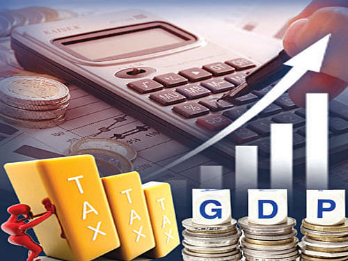 It projected that India's GDP growth for September quarter at 7.3 per cent, while for the full fiscal it would be 7.6 per cent.DH illustration