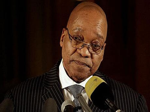 'We would like to recall the historical ties that bind us over the last century, emphasising particularly the role of two of your visionary prime ministers, Jawaharlal Nehru and his daughter, Indira Gandhi,' said South African President Jacob Zuma as he addressed the summit, attended by 54 African countries. Reuters file photo