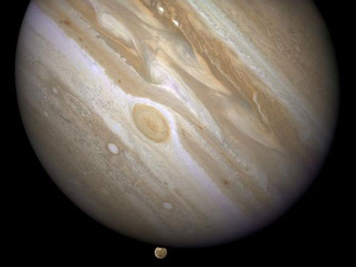 A close encounter with Jupiter about four billion years ago may have resulted in another planet's ejection from the solar system. Reuters file photo