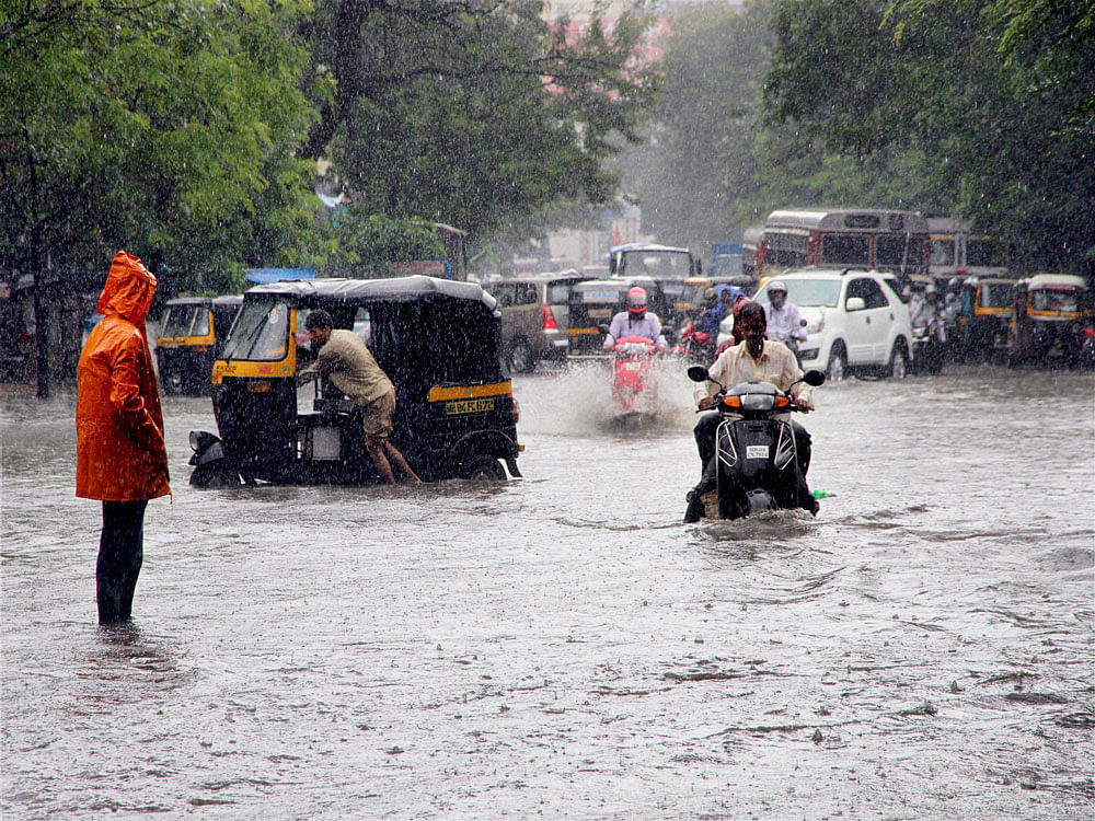 Heavy rains continued to lash parts of south India with the regional weather office here forecasting more rain for November 2. PTI file photo
