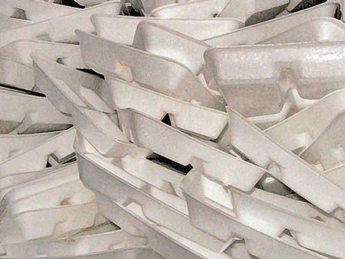Citizens protest against mall for using styrofoam cutlery