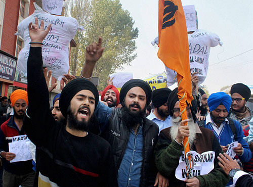 Sikhs and several organisations had been up in arms against the police move to arrest the two brothers. The police had claimed a foreign conspiracy angle to the rising sacrilege incidents in Punjab. PTI file photo