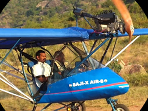 Saji Thomas has studied only till class 7 and has always been hooked on to electrical gadgets and their repairs. Photo courtesy: saji-xair.in