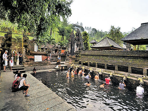 rustic charm Holy Spring Water Temple