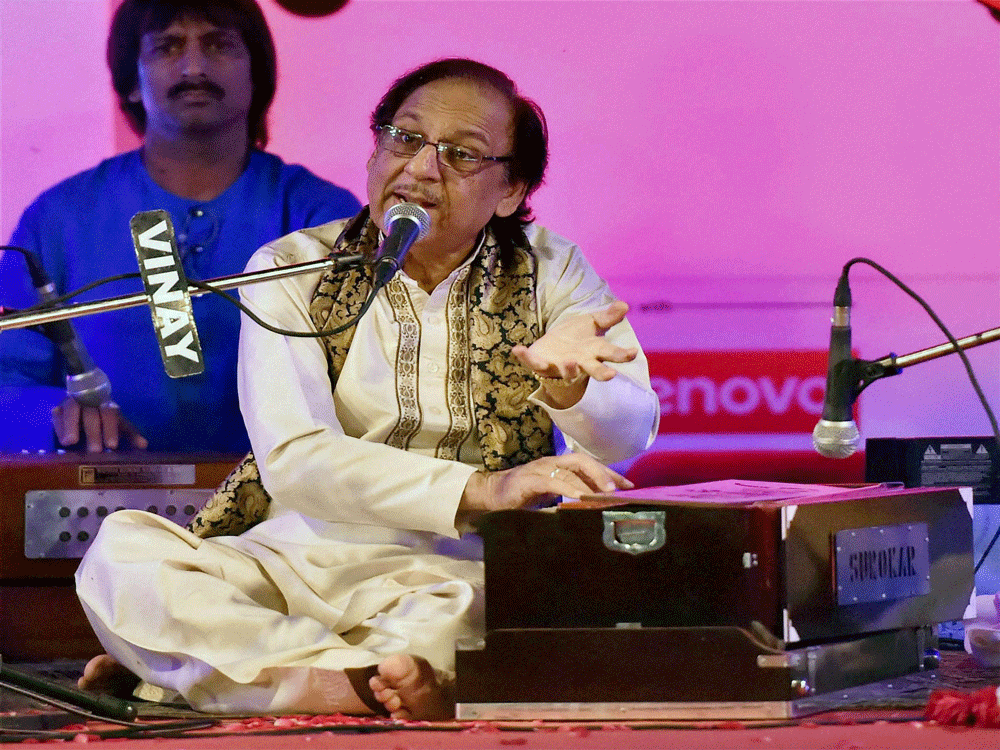 According to the organisers of the fest, Ghulam Ali will give his performance on December 3, 2015. PTI file photo