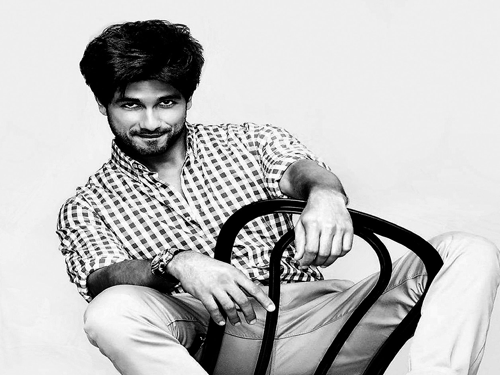 Happy days Actor Shahid Kapoor is content with his roles.