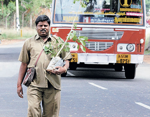 Bus conductor  Marimuthu Yoganathan.