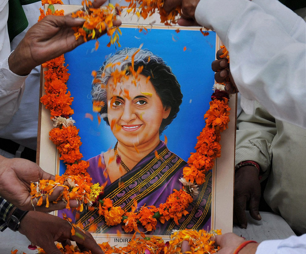 Indira Gandhi. PTI file photo