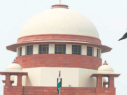 After a day-long hearing on suggestions to improve the collegium system of appointments for higher judiciary, the 5-judge  bench reserved its order making it clear that the 'process of appointment of judges through the collegium system shall not be put on hold.' PTI file photo