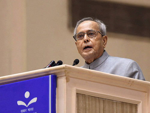 President Pranab Mukherjee. PTI file photo