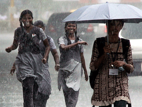 Schools and colleges are set to reopen tomorrow in three adjoining districts of Chennai, Kancheepuram and Thiruvallur after remaining closed for nearly ten days in view of the monsoon fury. PTI File Photo.