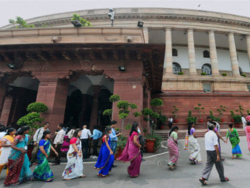 Many of the crucial Central ministries except Home are functioning below the sanctioned employee strength, the Seventh Pay Commission's analysis of the workforce has revealed.  PTI file photo