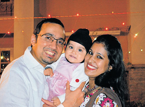 HAPPY Parash and Priyanka with daughter Priyanshi
