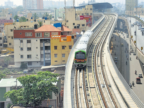 Metro rail. DH file photo